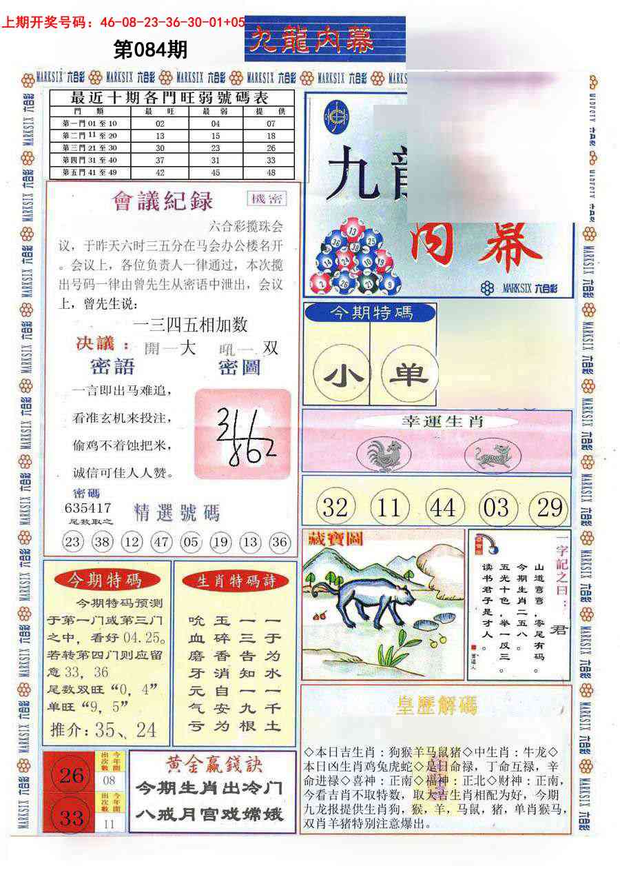 084期(新版)九龙内幕A[图]